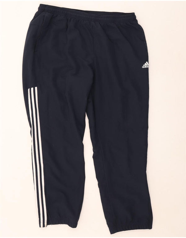 Pantaloni da tuta da uomo Adidas Joggers 2XL poliestere blu navy