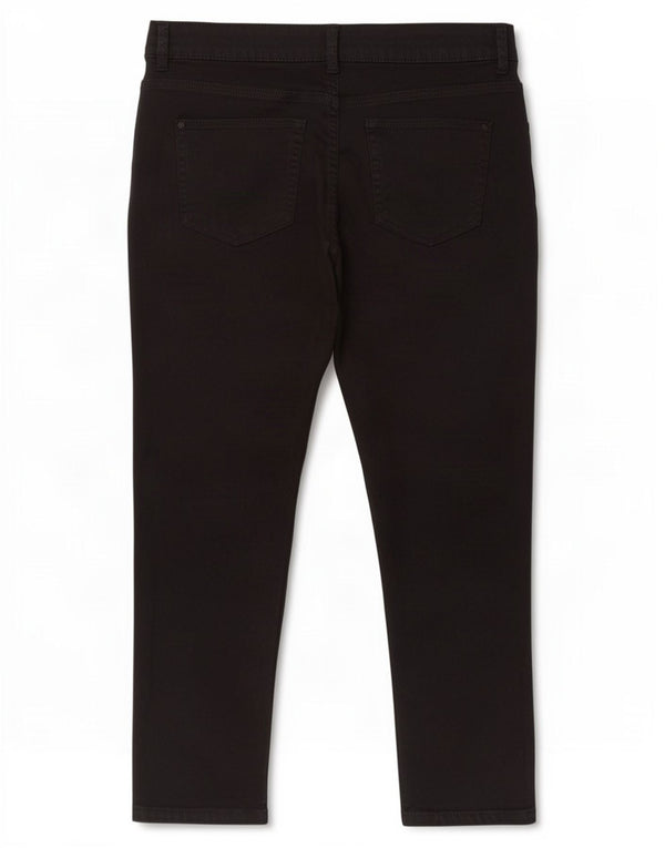 Jeans super skinny corti Marks & Spencer da donna UK 14 grandi W32 L20 neri