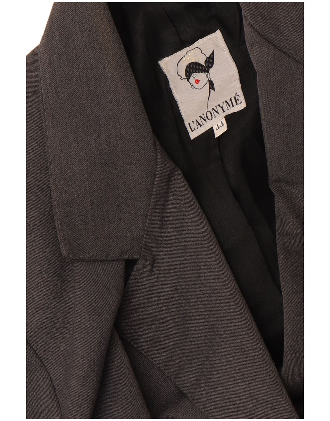Vintage Womens Crop Double Breasted Blazer Jacket IT 44 Medium Grey