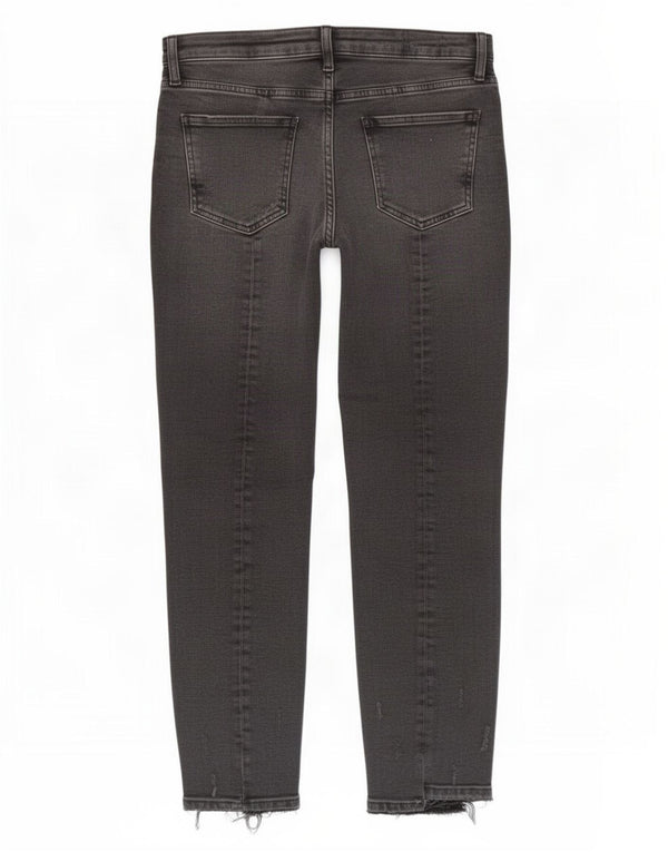 Zara Womens Distressed Slim Jeans EU 38 Small W28 L27 Grey