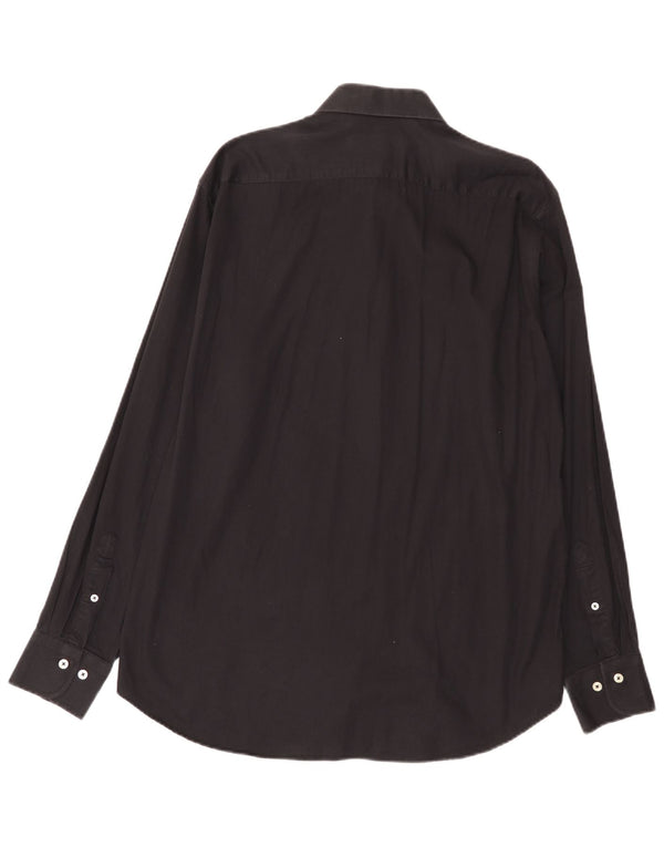 Ferre Chemise Homme Taille 43 17 XL Coton Noir