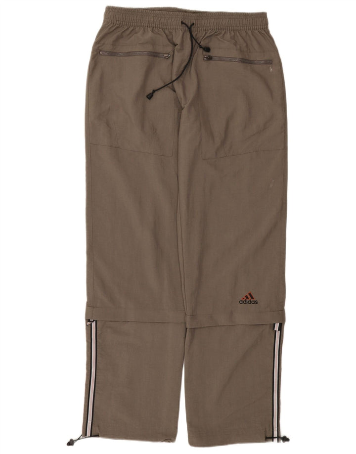 Pantaloni de trening ADIDAS pentru bărbați, gri mediu din poliamidă