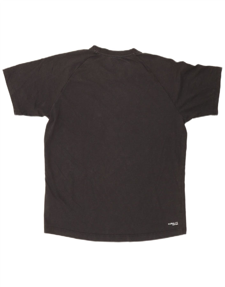 Adidas Hommes Climalite T-Shirt Haut Noir Moyen Coton