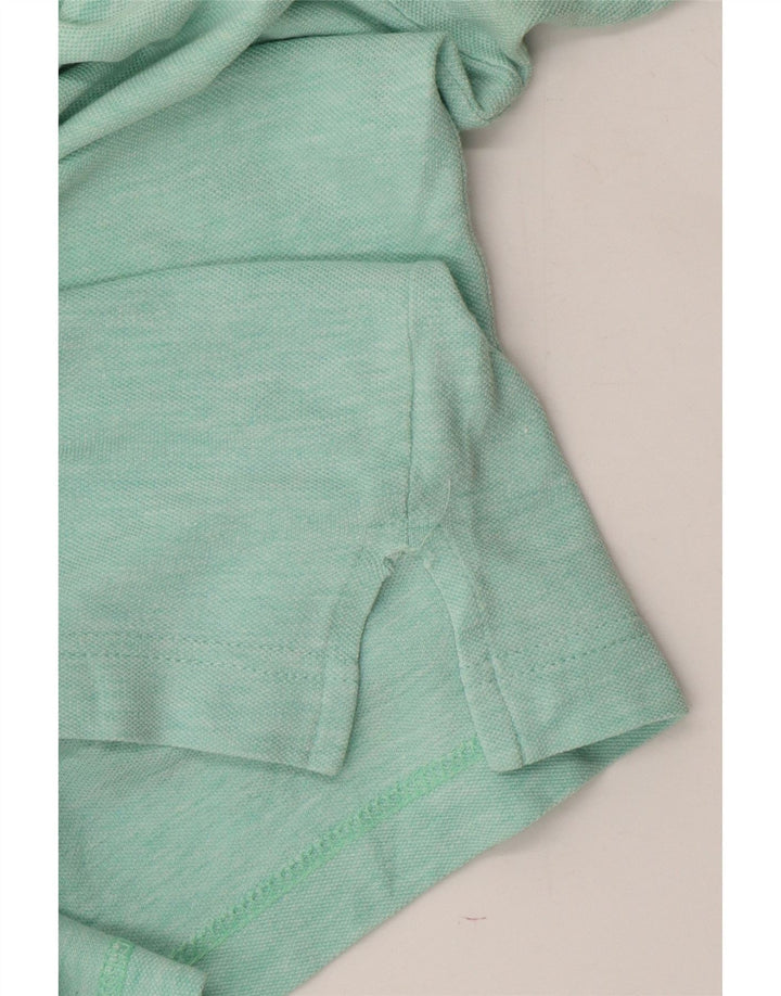 SERGIO TACCHINI Mens Polo Shirt IT 44 XS Green Cotton Vintage Sergio Tacchini and Second-Hand Sergio Tacchini from Messina Hembry 