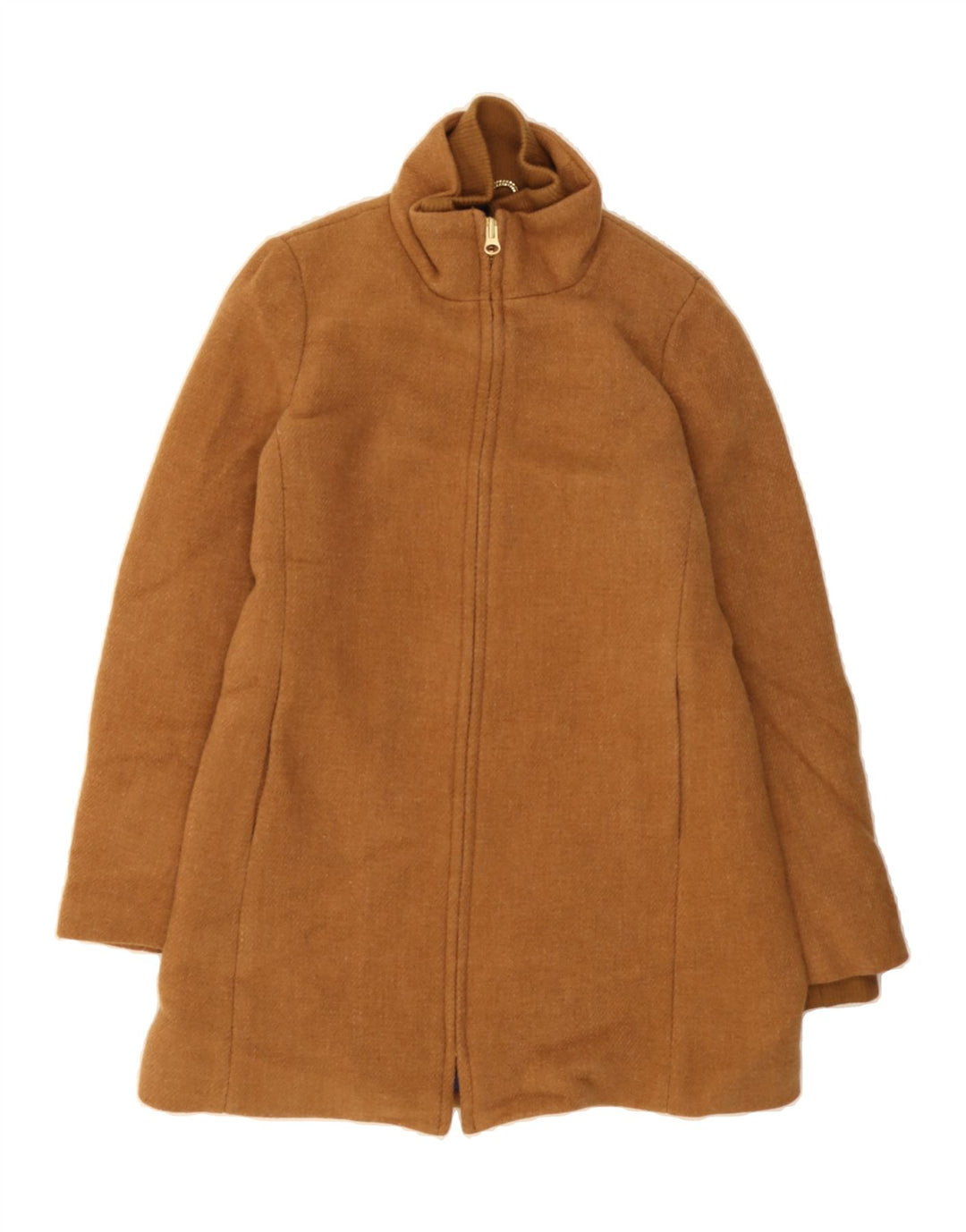 J. CREW Womens Overcoat US 6 Medium Brown Wool Vintage J. Crew and Second-Hand J. Crew from Messina Hembry 