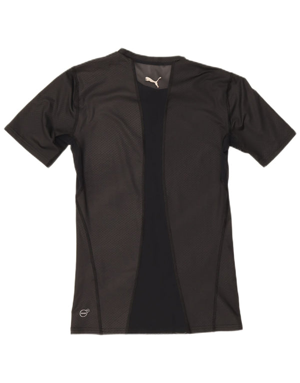 Puma Herre BVB Dortmund Grafisk T-Shirt Top Medium Sort