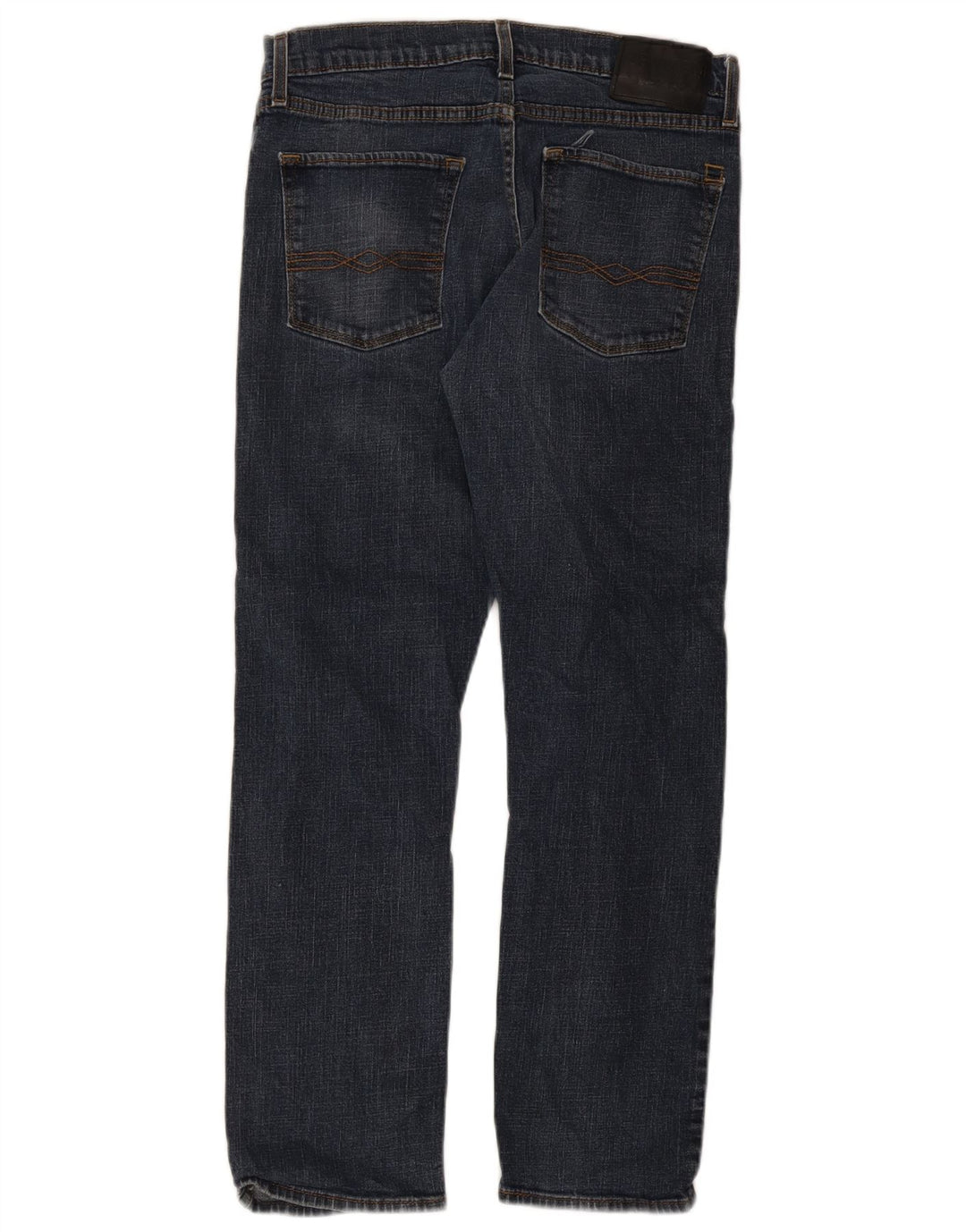 Levi's Mens Denizen Slim Straight Jeans W34 L30 Navy Blue Cotton