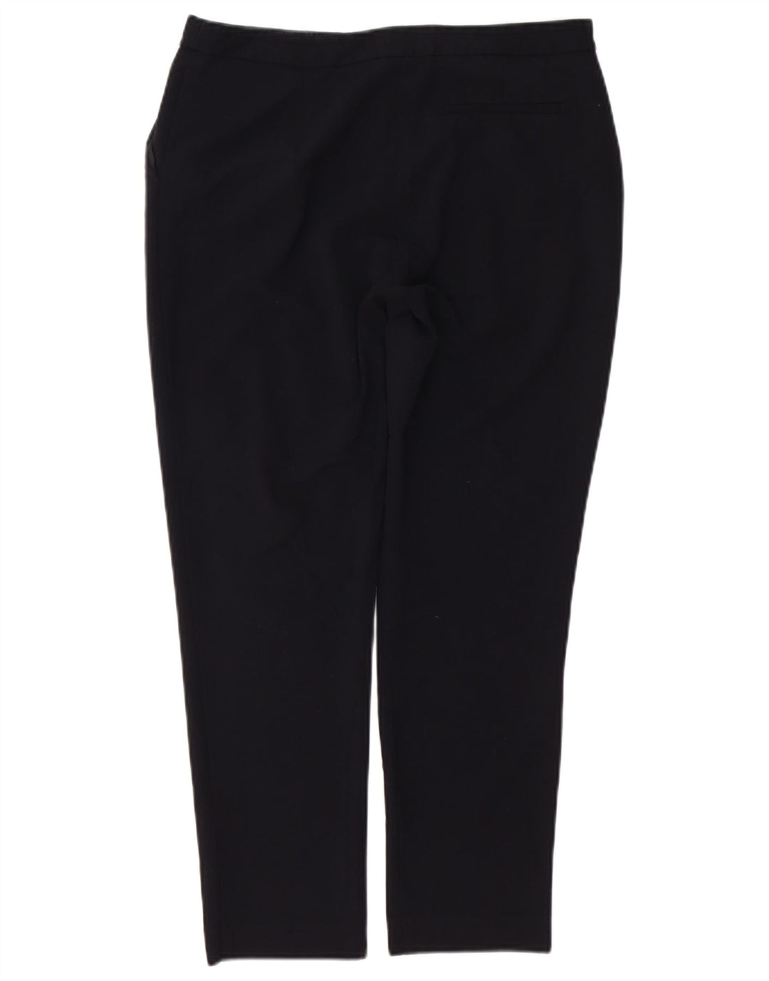 Oasis Womens Straight Chino Trousers UK 12 Medium W32 L26 Black Polyester