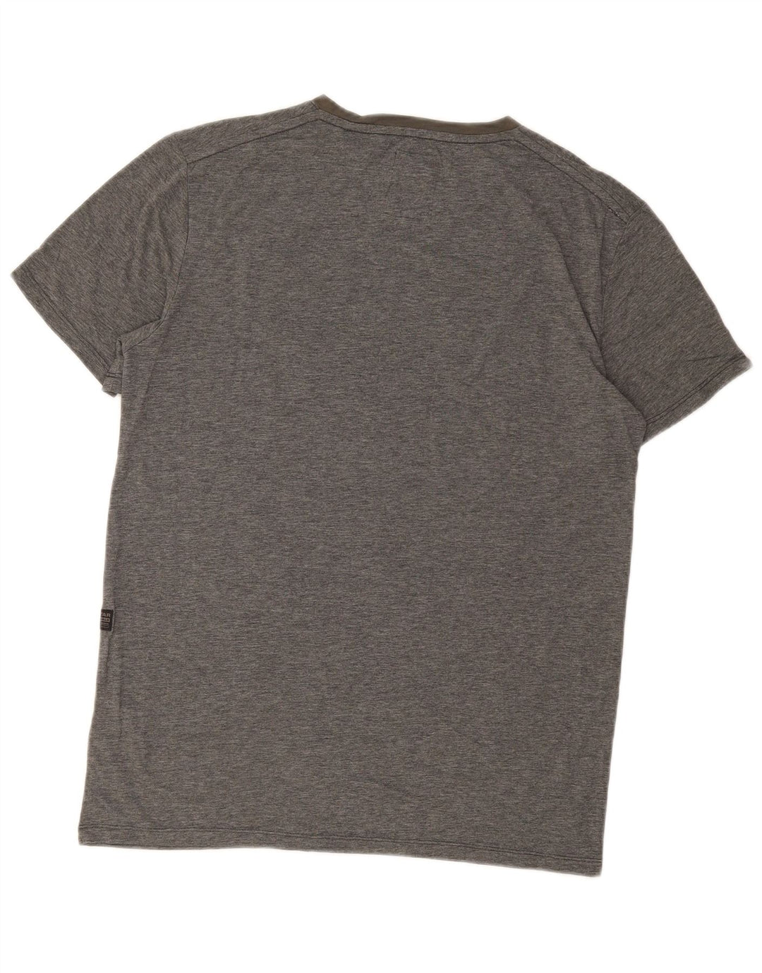G-STAR Mens Graphic T-Shirt Top Large Grey Cotton