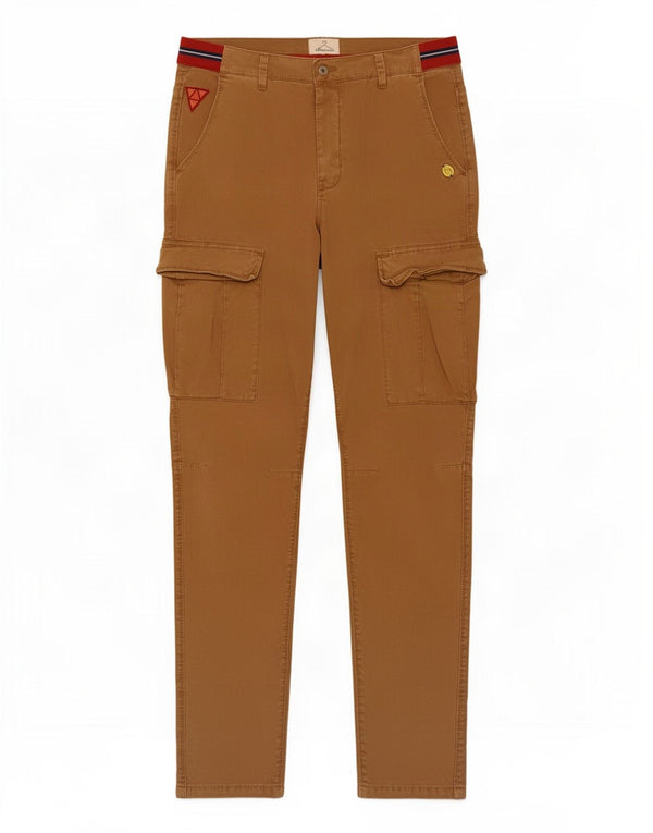 Pantaloni cargo dritti da uomo Berna IT 50 Large W34 L30 Cotone Beige