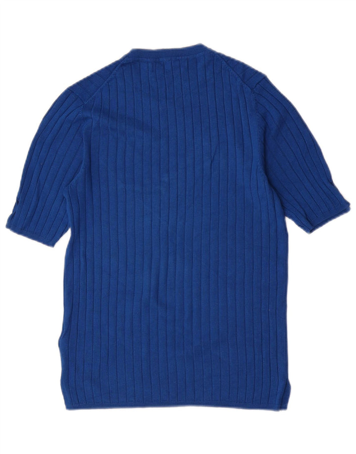 Marks & Spencer Pull à col rond pour femme UK 12 Bleu moyen