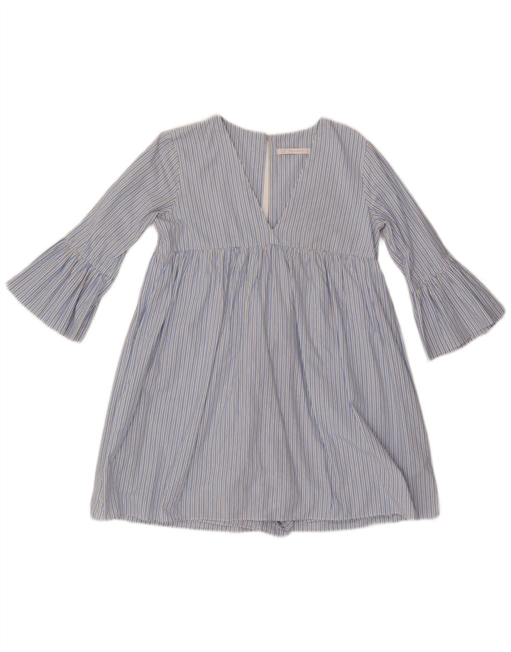 Tuta corta da donna con maniche a 3/4 ZARA UK 10 piccola a righe blu