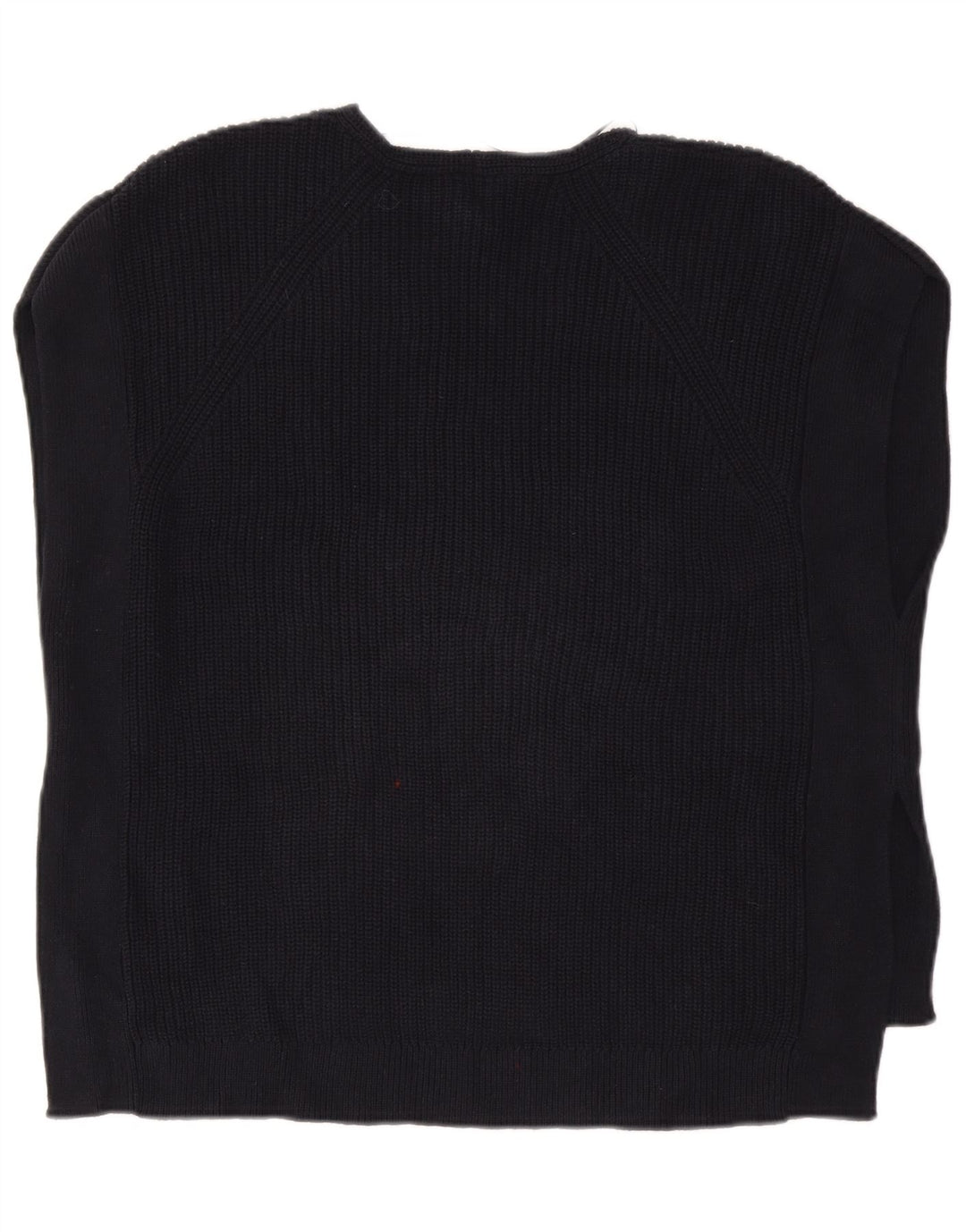 John Lewis Womens Oversized Vest Tank Top UK 14 Medium Navy Blue Cotton