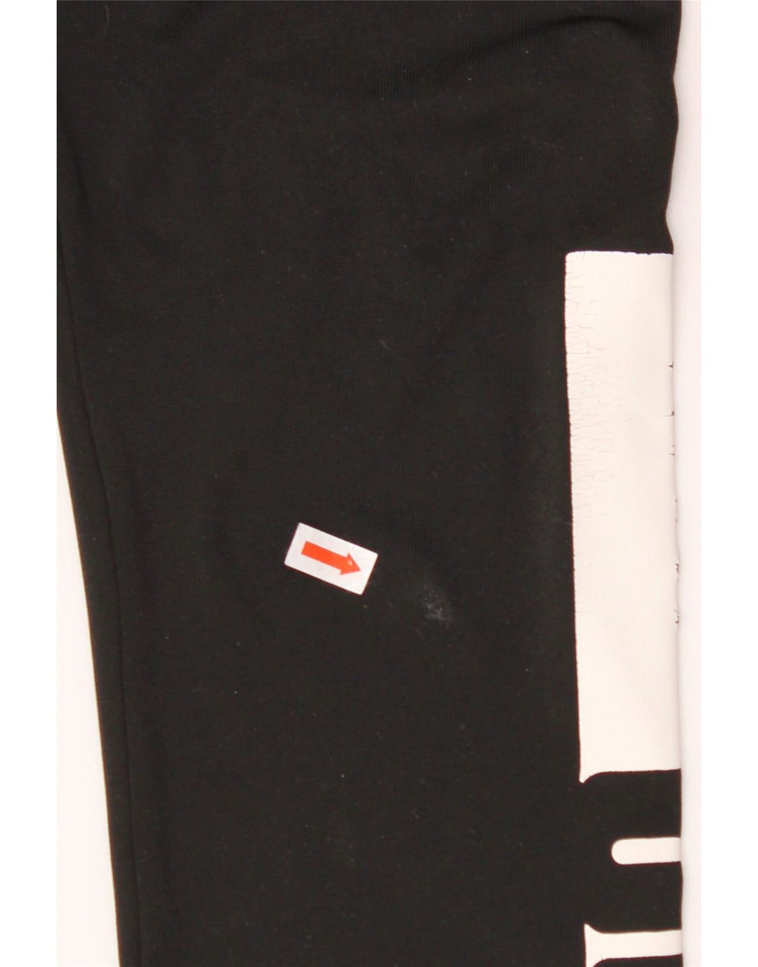 PUMA Grafiske Leggings til kvinder UK 8 Lille sort farveblok