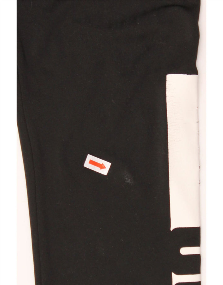 PUMA Grafiske Leggings til kvinder UK 8 Lille sort farveblok