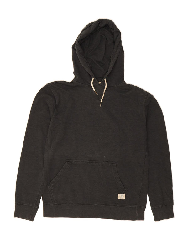 DC Mens Hoodie Jumper Small Grey Cotton