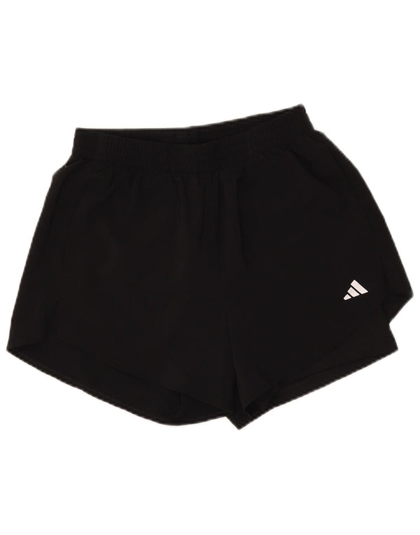 Adidas Damen Sportshorts mit regulärer Passform, UK 8/10, Größe S, Schwarz, Polyester