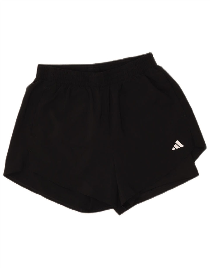 Adidas Womens Regular Fit Sport Shorts UK 8/10 Small  Black Polyester