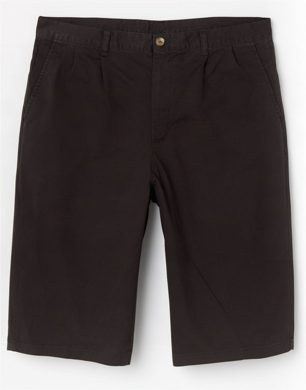 Pantaloncini chino da uomo Rifle W36 grandi in cotone nero