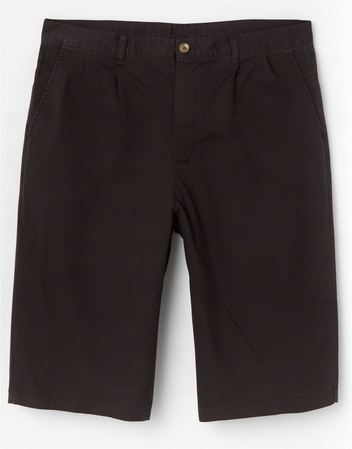 Pantaloncini chino da uomo Rifle W36 grandi in cotone nero