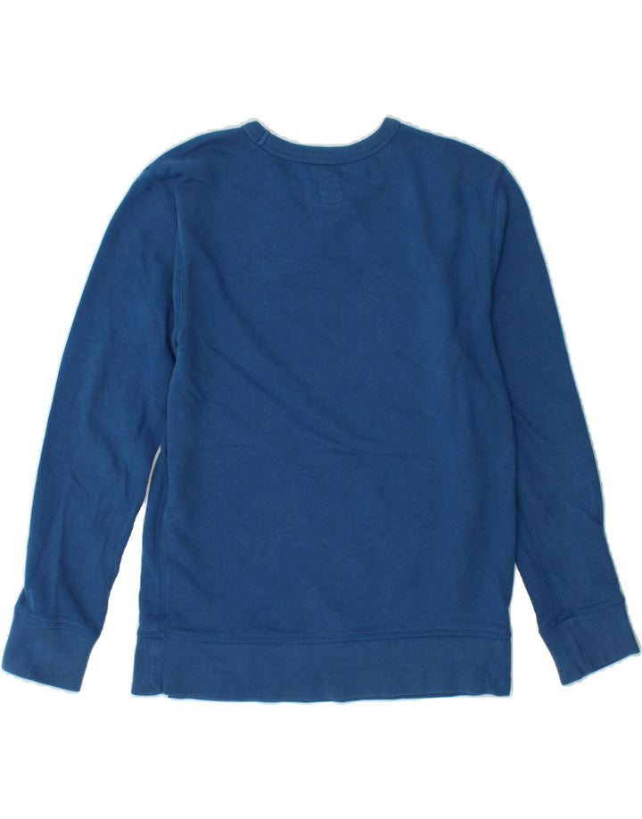 GAP Boys Graphic Sweatshirt Jumper 14-15 Years 2XL Blue Cotton Vintage Gap and Second-Hand Gap from Messina Hembry 