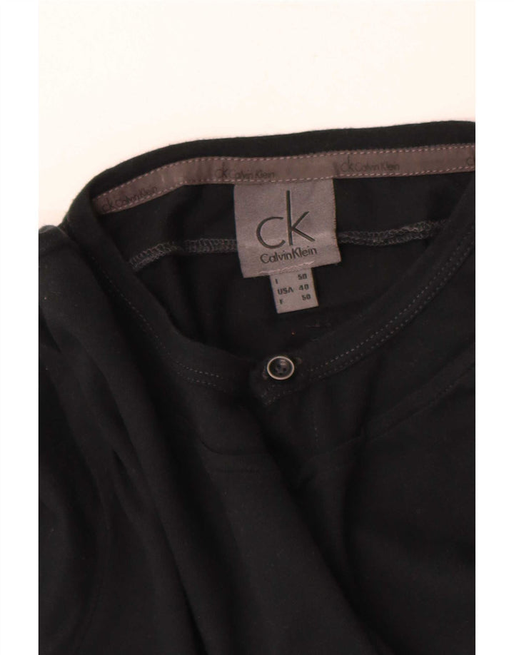 Calvin Klein Jeans Top pentru bărbați cu mânecă lungă IT 50 Medium Black