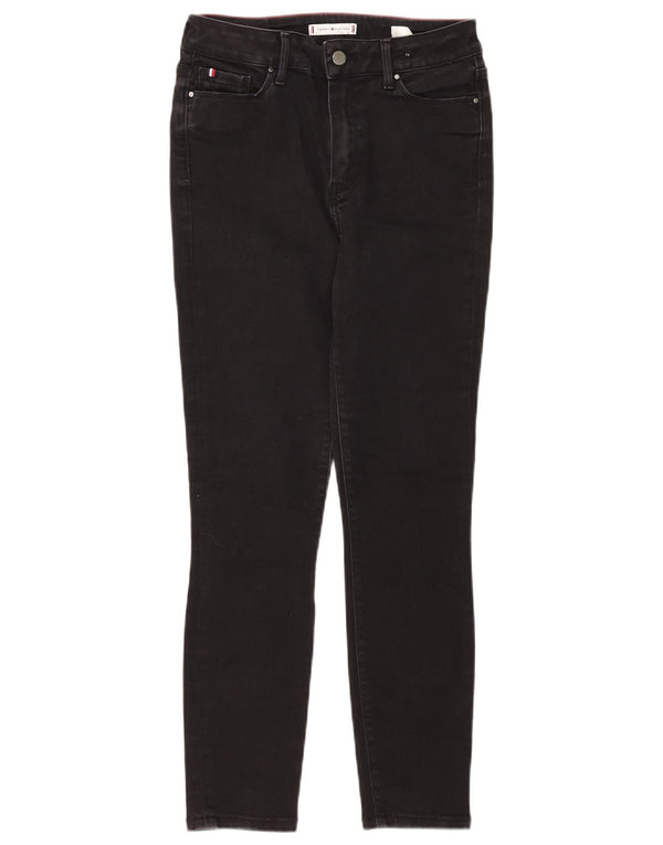 Tommy Hilfiger Womens Harlem Ultra Skinny Jeans W28 L30 Black Cotton
