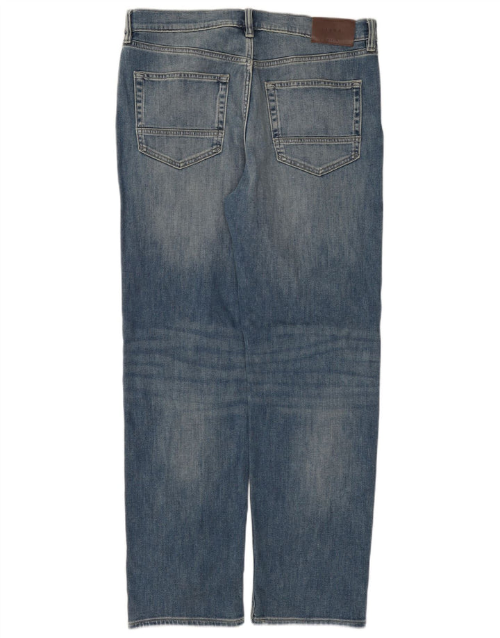 Marks & Spencer Mens Straight Jeans W34 L31 Blue Cotton