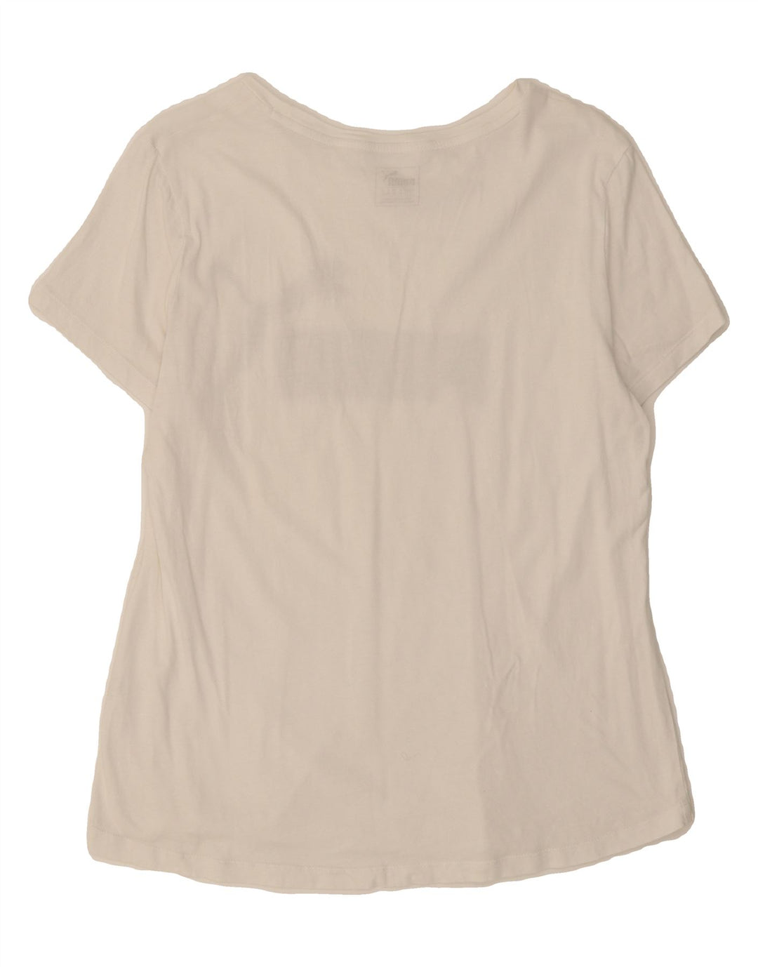 PUMA Womens Graphic T-Shirt Top UK 16 Large White Vintage Puma and Second-Hand Puma from Messina Hembry 