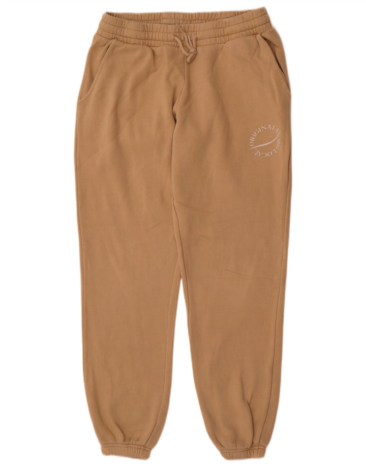Jack & Jones Mens Tracksuit Trousers Joggers Medium  Beige Cotton