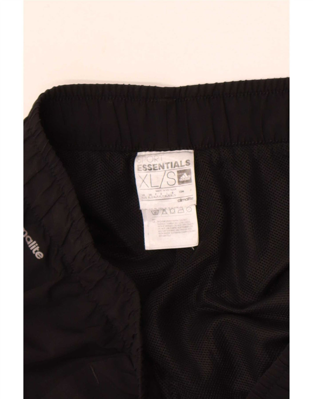 Pantaloni da tuta Adidas Climalite da uomo XL poliestere nero