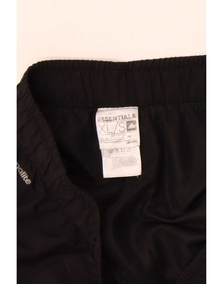 Pantaloni da tuta Adidas Climalite da uomo XL poliestere nero