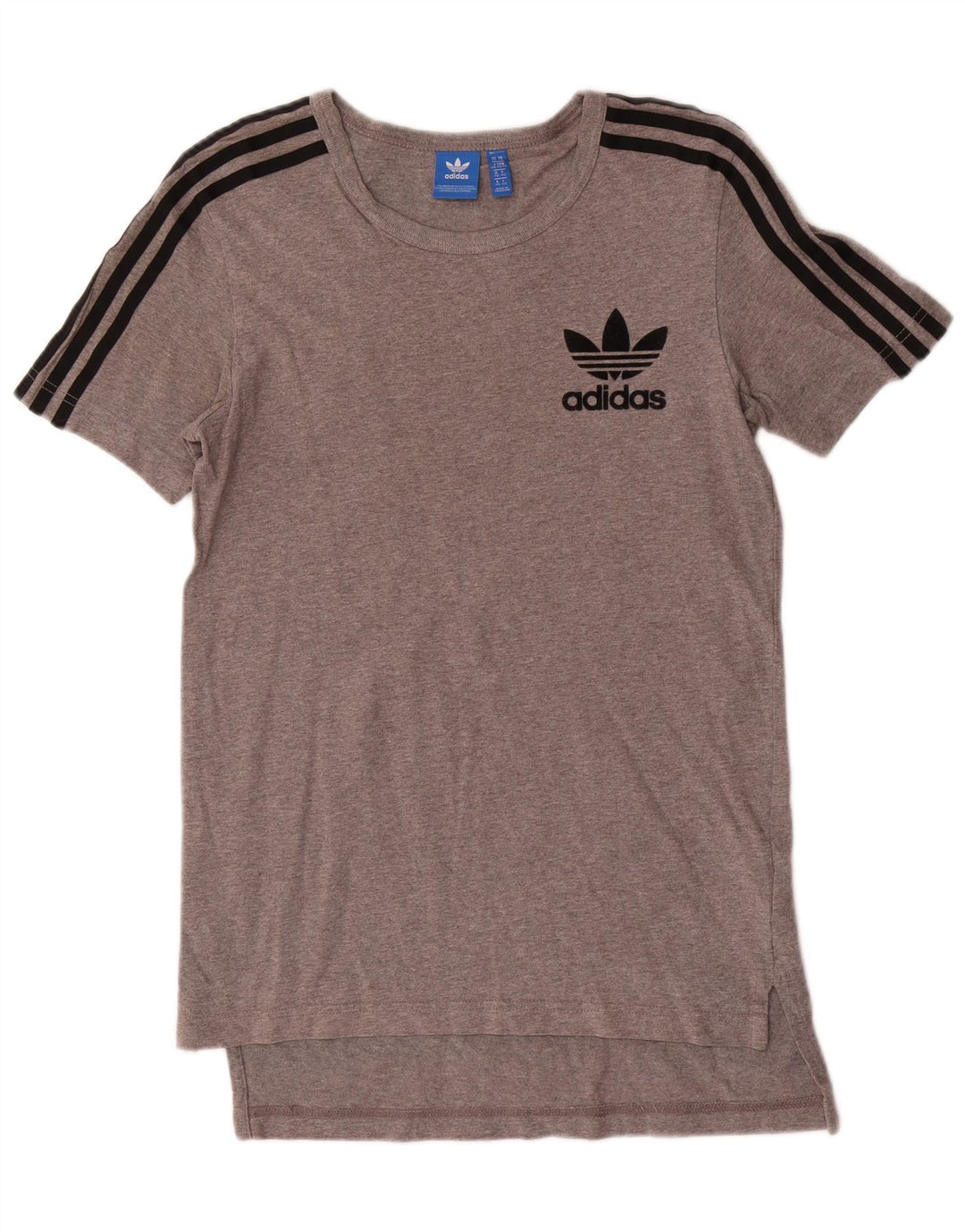 Adidas Mens T-Shirt Top XS Grey Cotton