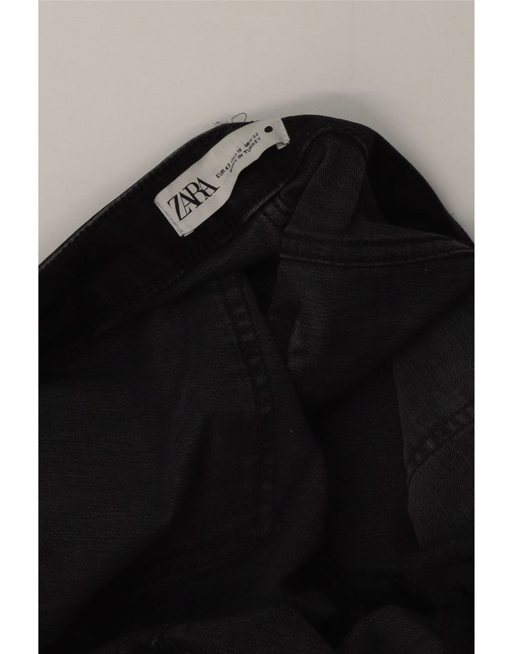 Женские джинсы Bootcut Zara EU 42, большие W32 L29, черные