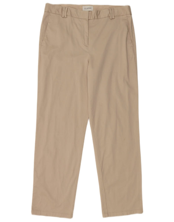Marks & Spencer Klassiske Chinobukser til kvinder UK 14 Large W32 L29 Beige