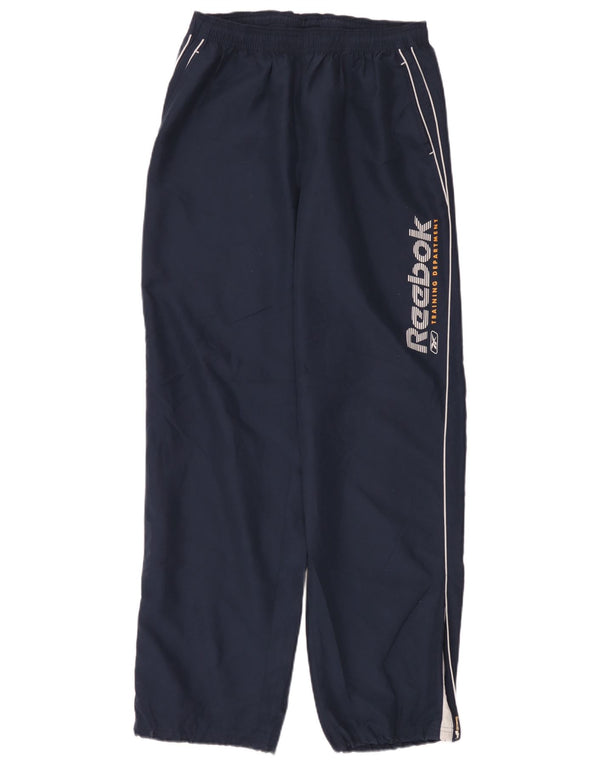 Pantaloni de trening grafic Reebok pentru bărbați, mari, albastru, poliester