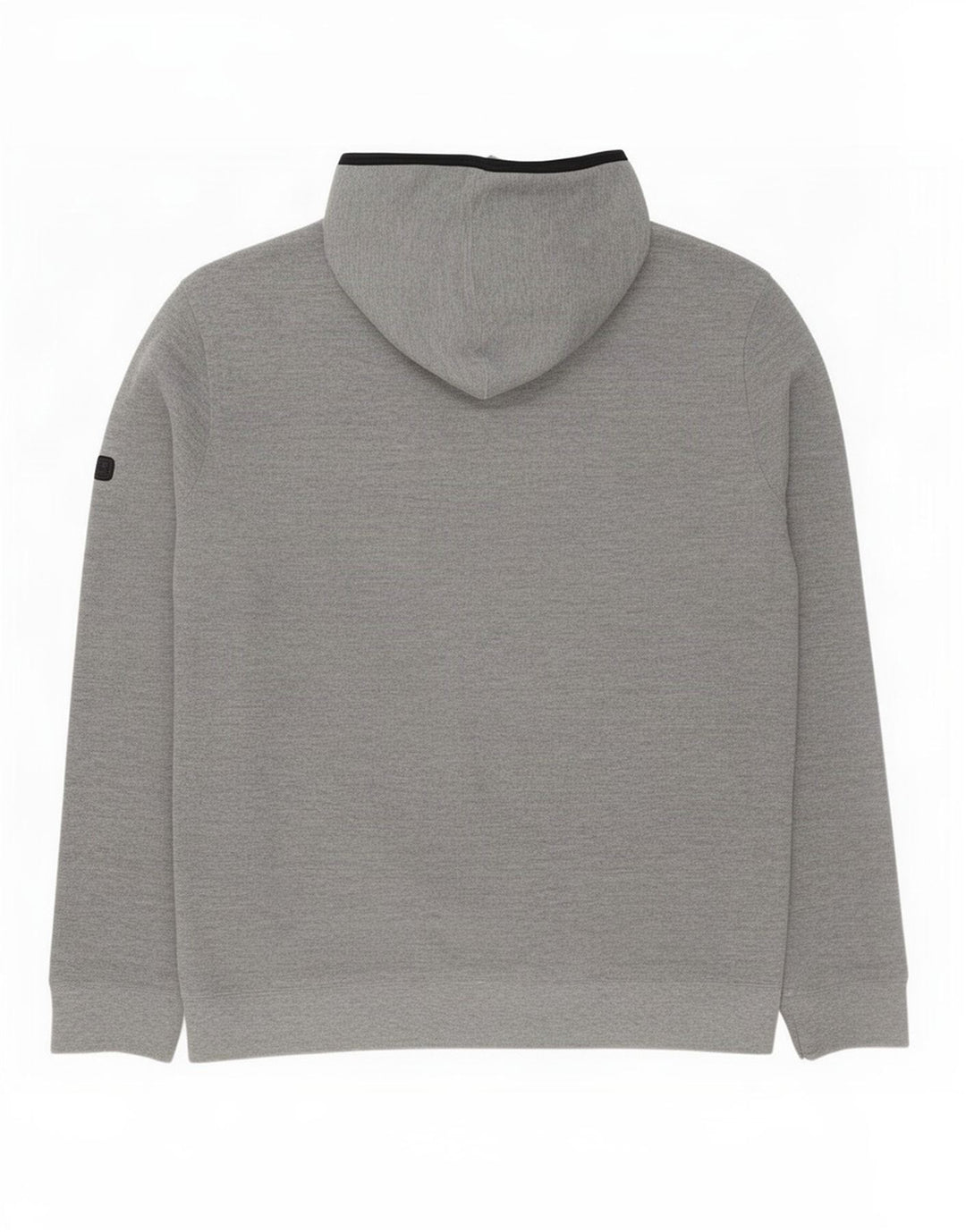 Maglione con cappuccio e zip da uomo Barbour grande poliestere grigio