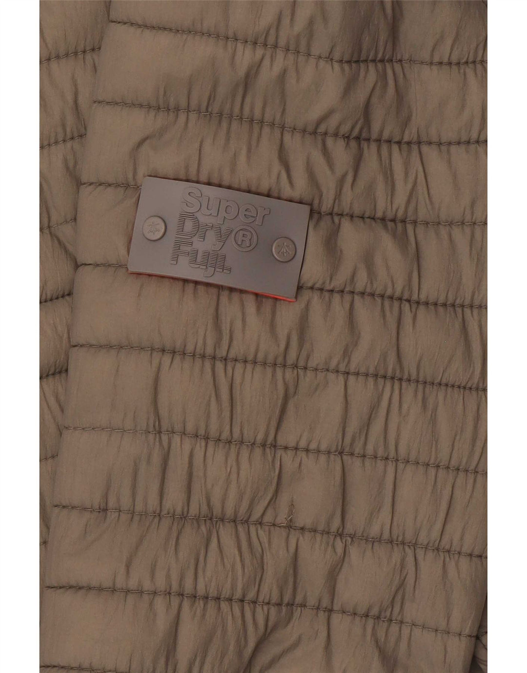 Superdry Womens Padded Jacket UK 6 XS Khaki Nylon