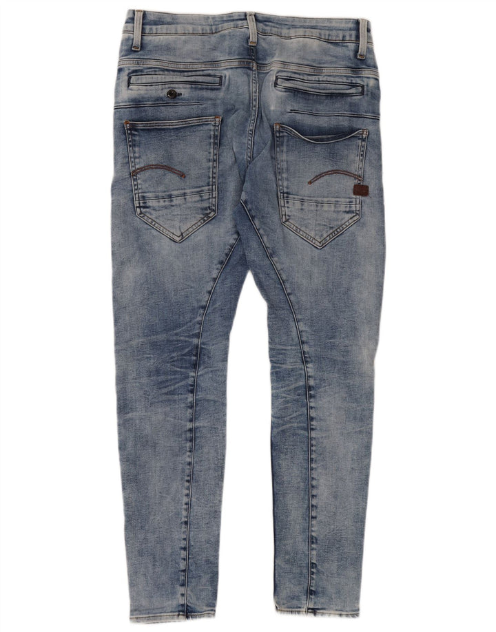 G-STAR Mens Slim Jeans W32 L30 Blue Cotton