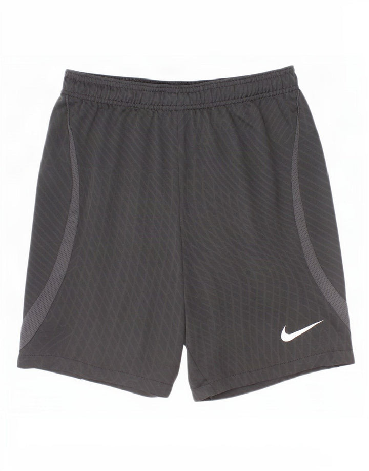 Nike Drenge Dri Fit Sportshorts 12-13 år Stor sort ternet polyester