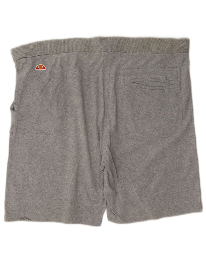 Pantaloncini sportivi da uomo Ellesse grandi in cotone grigio