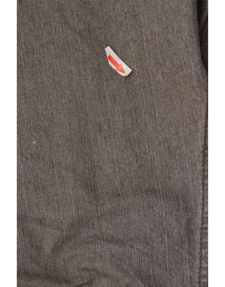 Marks & Spencer Womens Regular Straight Jeans W36 L33 Grey Cotton