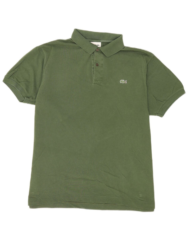 Мужская рубашка-поло классического кроя Lacoste, размер 7, 2XL, зеленый хлопок