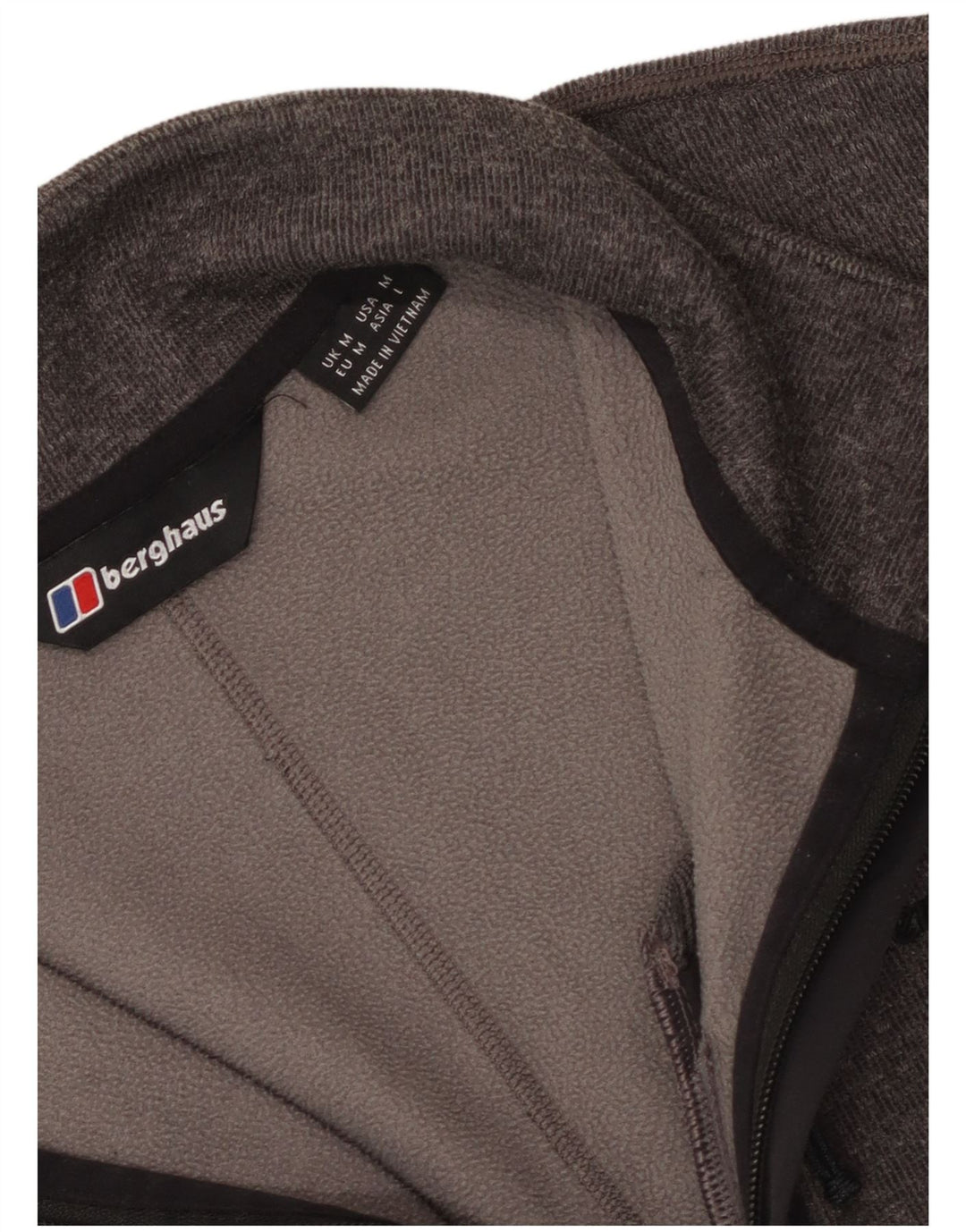 Berghaus Mens Zip Neck Sweatshirt Jumper Medium Grey