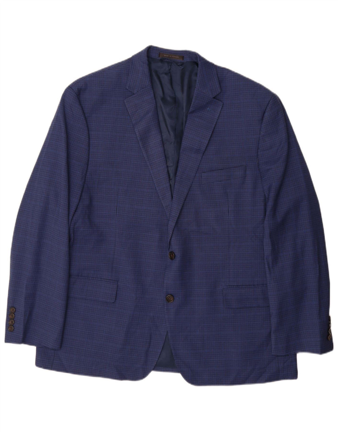 Мужской пиджак на двух пуговицах Ralph Lauren UK 42 XL Синий "гусиные лапки"
