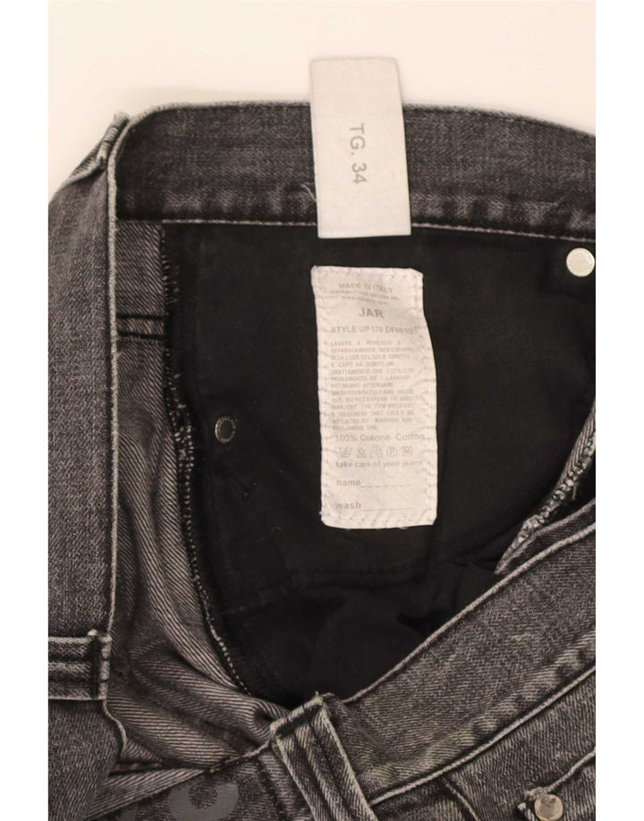 Dondup Mens Skinny Jeans W34 L34 Grey Cotton