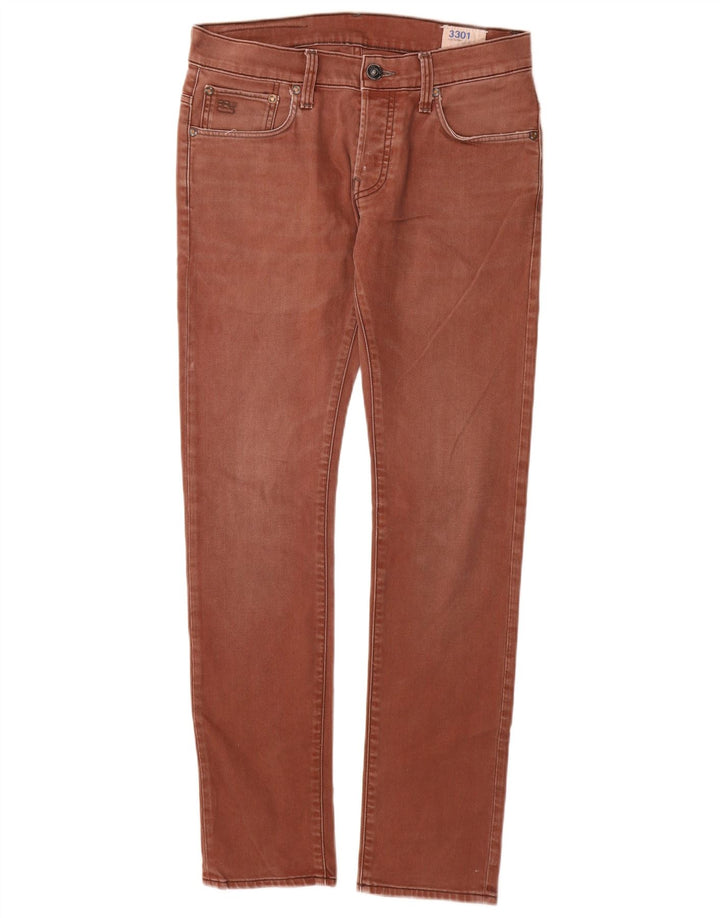 Jeans slim da uomo G-STAR W31 L32 cotone marrone