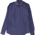 Calvin Klein Herre Fitted Shirt Størrelse 38 15 Medium Blue