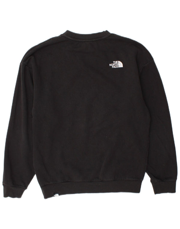 Suéter gráfico feminino The North Face UK 14 algodão preto médio