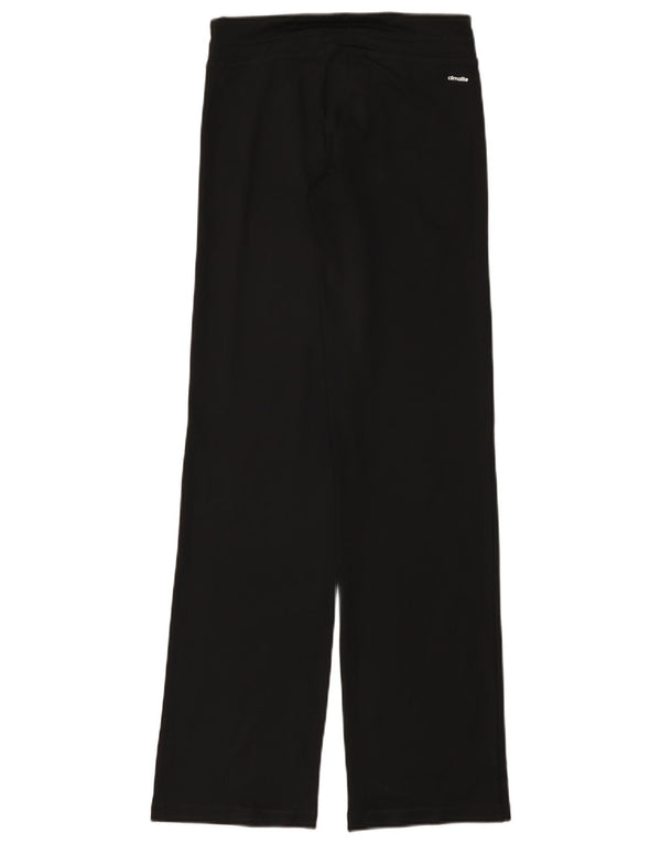 Adidas Womens Climalite træningsdragtsbukser med brede ben UK 4/6 XS Sort